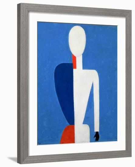 Torso, Transformation to a New Shape, 1928-32-Kasimir Malevich-Framed Giclee Print