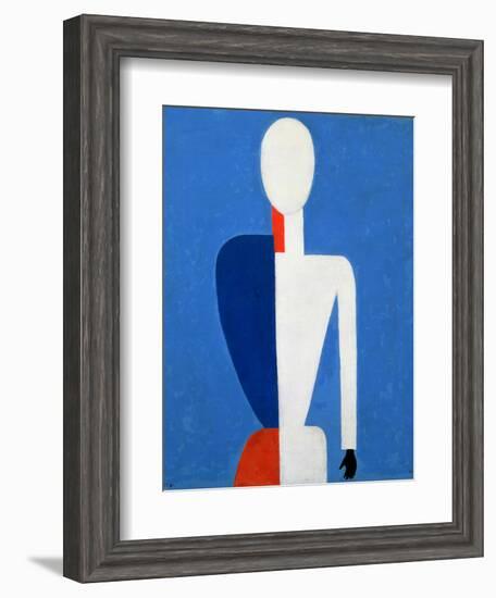 Torso, Transformation to a New Shape, 1928-32-Kasimir Malevich-Framed Giclee Print