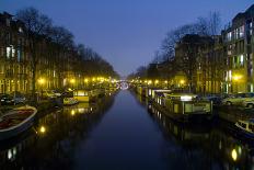 Amsterdam, New Prinsengracht, Houseboats-Torsten Elger-Photographic Print