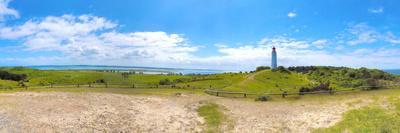 Panoramic View at Island Hiddensee in the Direction of South, Left: the Bodden, Dornbusch-Torsten Elger-Photographic Print
