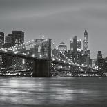 Nightmood of Downtown Manhattan-Torsten Hoffmann-Framed Art Print