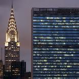 Chrysler and UN Buildings-Torsten Hoffmann-Framed Art Print