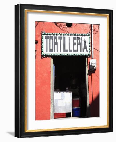 Tortilleria (Tortilla Shop), Guanajuato, Guanajuato State, Mexico, North America-Wendy Connett-Framed Photographic Print