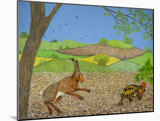 Tortoise and Hare-Pat Scott-Mounted Giclee Print