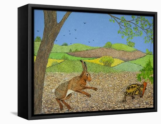 Tortoise and Hare-Pat Scott-Framed Premier Image Canvas