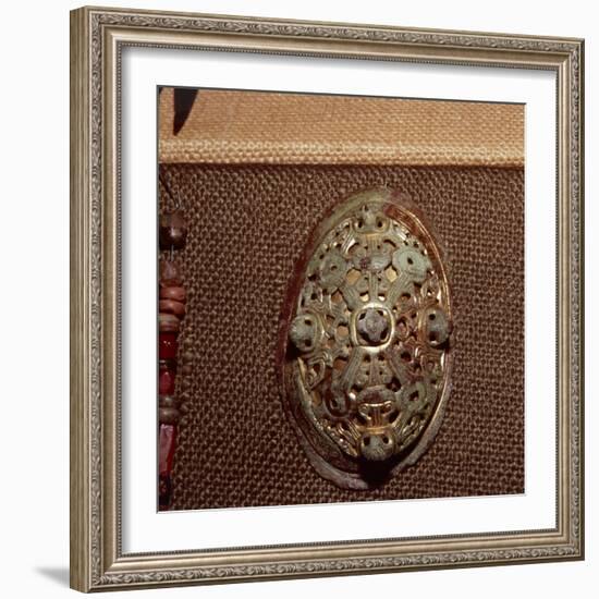 Tortoise Brooch from a Viking Grave in Norway c10th-11th century-Unknown-Framed Giclee Print