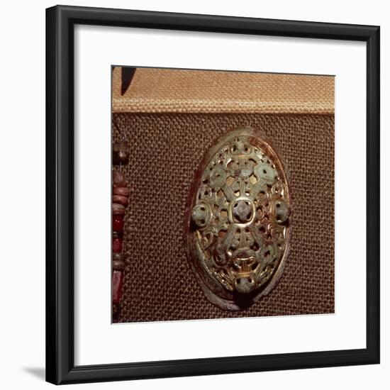 Tortoise Brooch from a Viking Grave in Norway c10th-11th century-Unknown-Framed Giclee Print