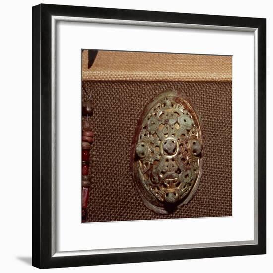 Tortoise Brooch from a Viking Grave in Norway c10th-11th century-Unknown-Framed Giclee Print