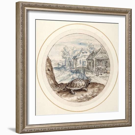 Tortoise, Early 17th Century-Crispin I De Passe-Framed Giclee Print