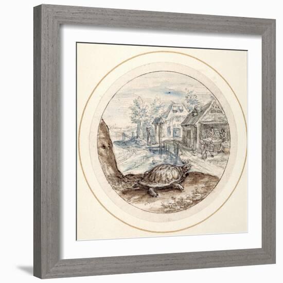 Tortoise, Early 17th Century-Crispin I De Passe-Framed Giclee Print