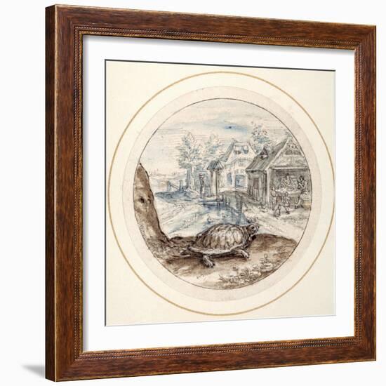 Tortoise, Early 17th Century-Crispin I De Passe-Framed Giclee Print