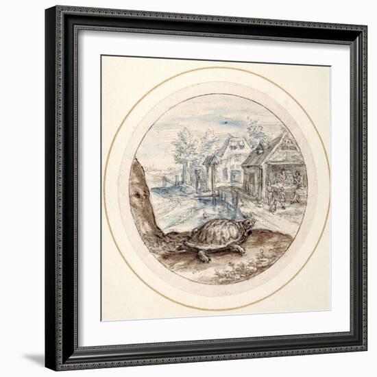 Tortoise, Early 17th Century-Crispin I De Passe-Framed Giclee Print