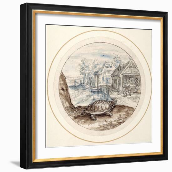 Tortoise, Early 17th Century-Crispin I De Passe-Framed Giclee Print