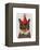 Tortoiseshell Cat, Party Hat-Fab Funky-Framed Stretched Canvas