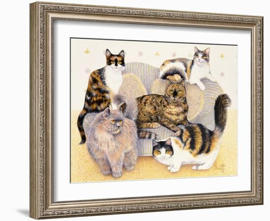 Tortoiseshell Ladies-Pat Scott-Framed Giclee Print