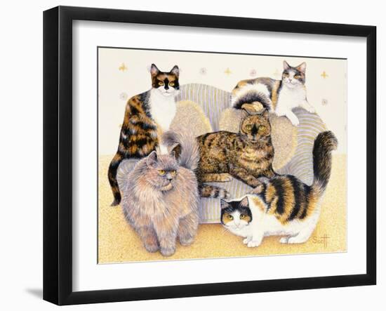 Tortoiseshell Ladies-Pat Scott-Framed Giclee Print