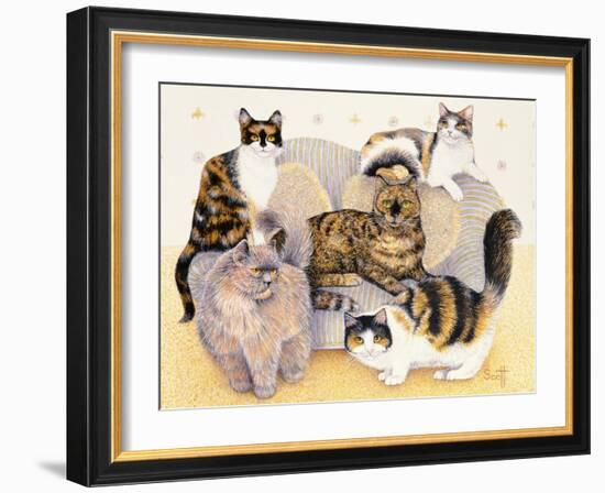 Tortoiseshell Ladies-Pat Scott-Framed Giclee Print