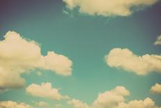 Blue Sky Vintage and Natural Background-tortoon-Photographic Print