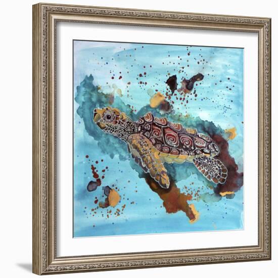 Tortuga Gold-Lauren Moss-Framed Giclee Print