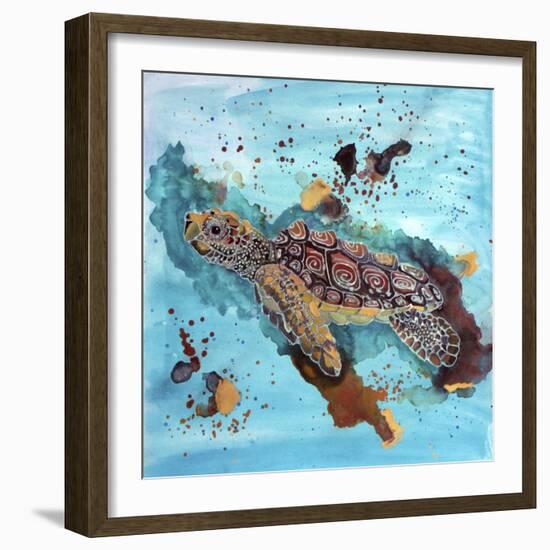 Tortuga Gold-Lauren Moss-Framed Giclee Print