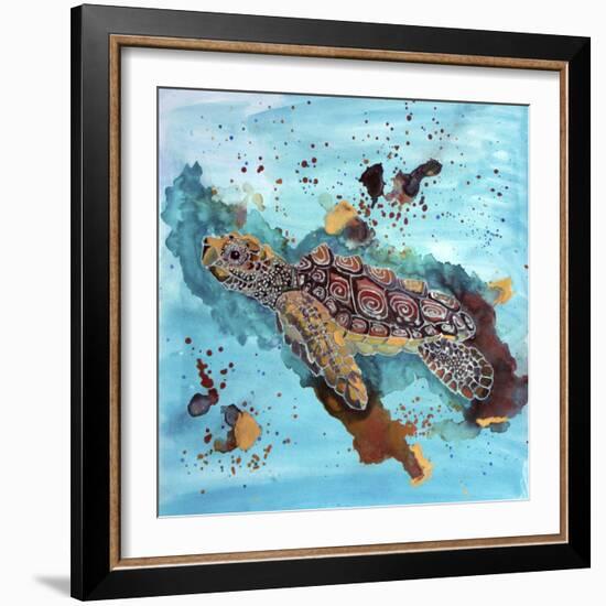 Tortuga Gold-Lauren Moss-Framed Giclee Print