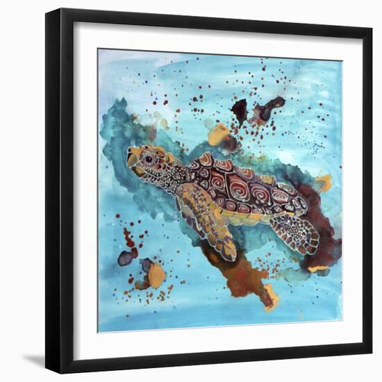 Tortuga Gold-Lauren Moss-Framed Giclee Print