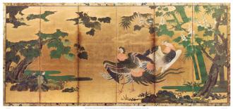 Phoenix and Paulownia-Tosa Mitsuyoshi-Art Print