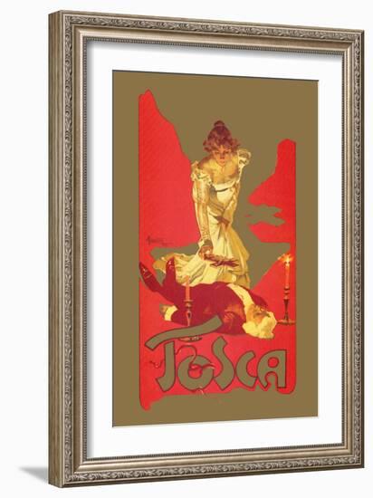 Tosca-Adolfo Hohenstein-Framed Art Print