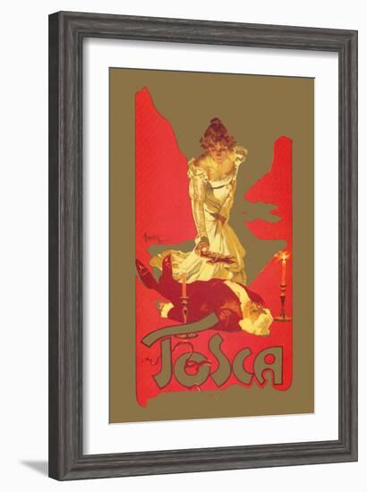 Tosca-Adolfo Hohenstein-Framed Art Print