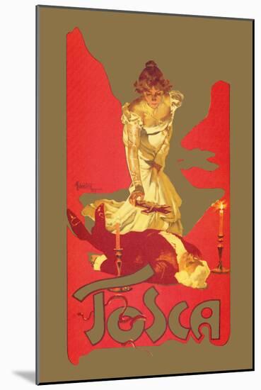 Tosca-Adolfo Hohenstein-Mounted Art Print