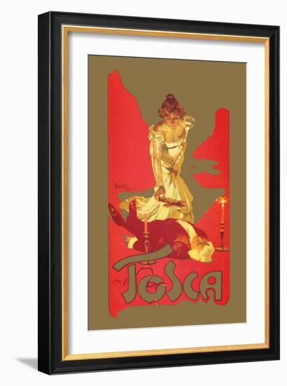 Tosca-Adolfo Hohenstein-Framed Art Print