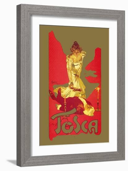 Tosca-Adolfo Hohenstein-Framed Art Print