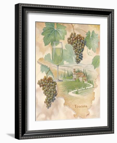 Toscana Map-unknown unknown-Framed Art Print