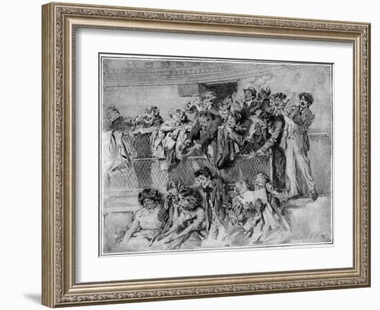 Toscanini Conducts,The Audience Admires-Arthur I. Keller-Framed Art Print