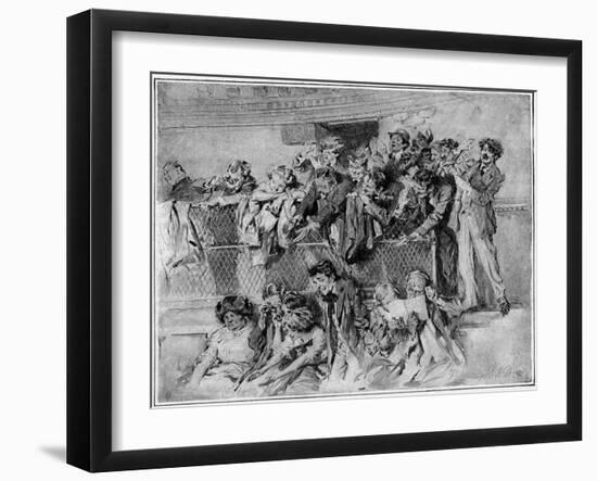 Toscanini Conducts,The Audience Admires-Arthur I. Keller-Framed Art Print