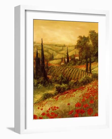 Toscano Valley II-Art Fronckowiak-Framed Art Print