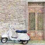 Vespa with Porte Vecchio-Tosh-Art Print