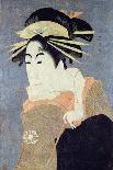 Matsumoto Yonesaburo in the Role of the Courtesan Kewaizaka No Shosho (Shinobu)-Toshusai Sharaku-Mounted Giclee Print