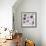 Tossed Painterly Donuts-Elizabeth Caldwell-Framed Giclee Print displayed on a wall