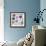 Tossed Painterly Donuts-Elizabeth Caldwell-Framed Giclee Print displayed on a wall