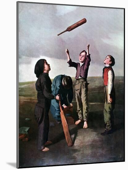 Tossing for Innings, 19th Century-Henry Dixon-Mounted Giclee Print