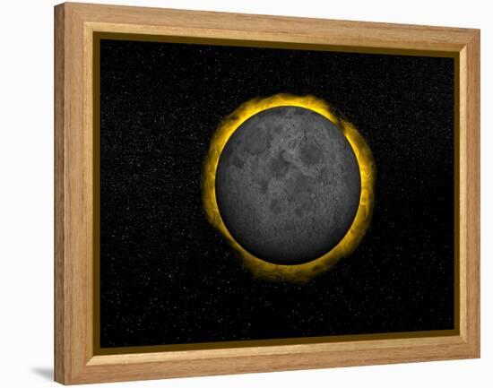 Total Eclipse of the Sun-null-Framed Stretched Canvas