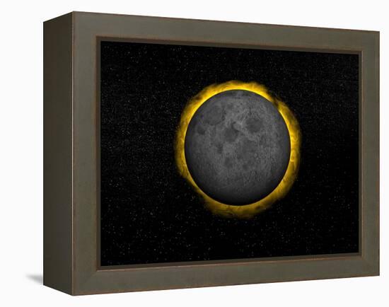 Total Eclipse of the Sun-null-Framed Stretched Canvas