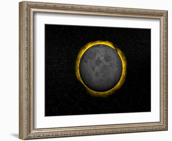 Total Eclipse of the Sun-null-Framed Art Print