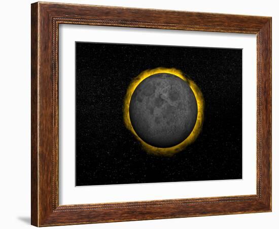 Total Eclipse of the Sun-null-Framed Art Print