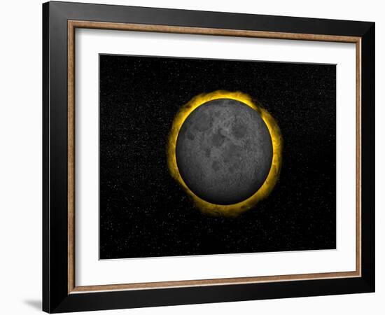 Total Eclipse of the Sun-null-Framed Art Print