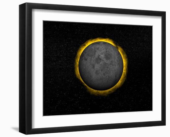 Total Eclipse of the Sun-null-Framed Art Print