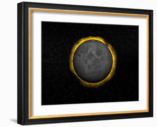 Total Eclipse of the Sun-null-Framed Art Print