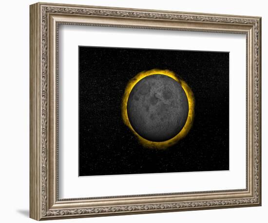 Total Eclipse of the Sun-null-Framed Art Print