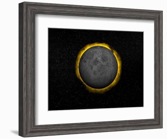 Total Eclipse of the Sun-null-Framed Art Print